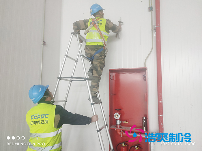 中電四-杭州養(yǎng)生堂萬泰6600m3生物冷庫(kù)建造工程